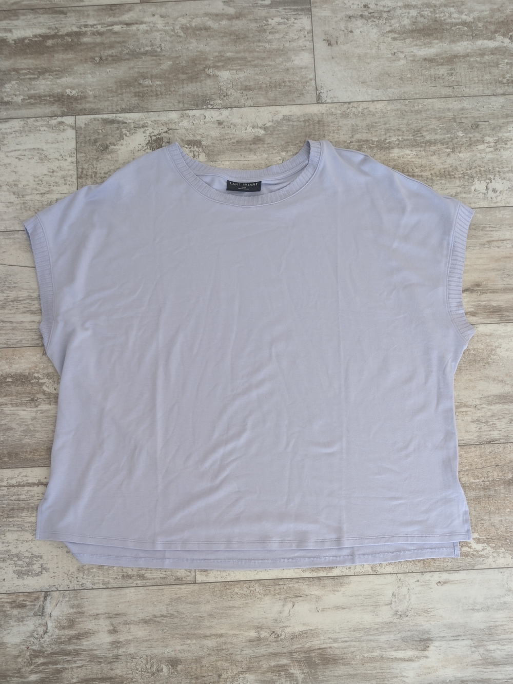 Lane Bryant Lilac Boxy Short Sleeve Crewneck Tee 18/20 NWOT